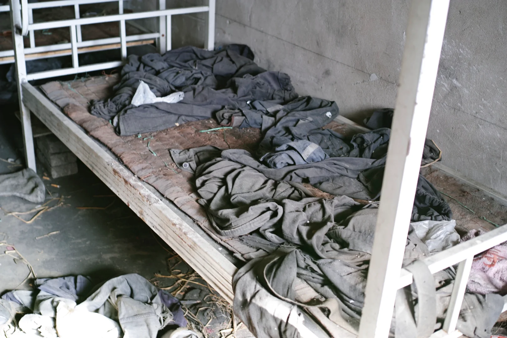 煤矿留下来的矿工服