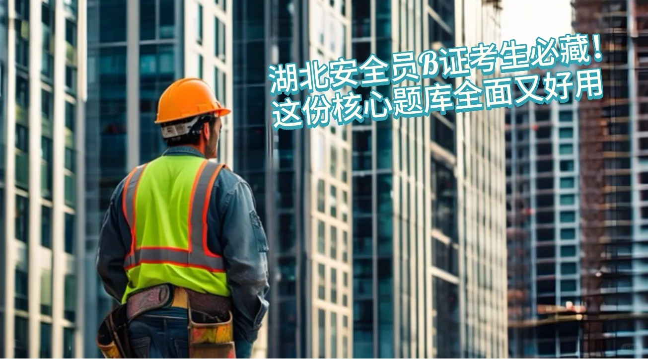 湖北安全员B证考生必藏！这份核心题库来啦！