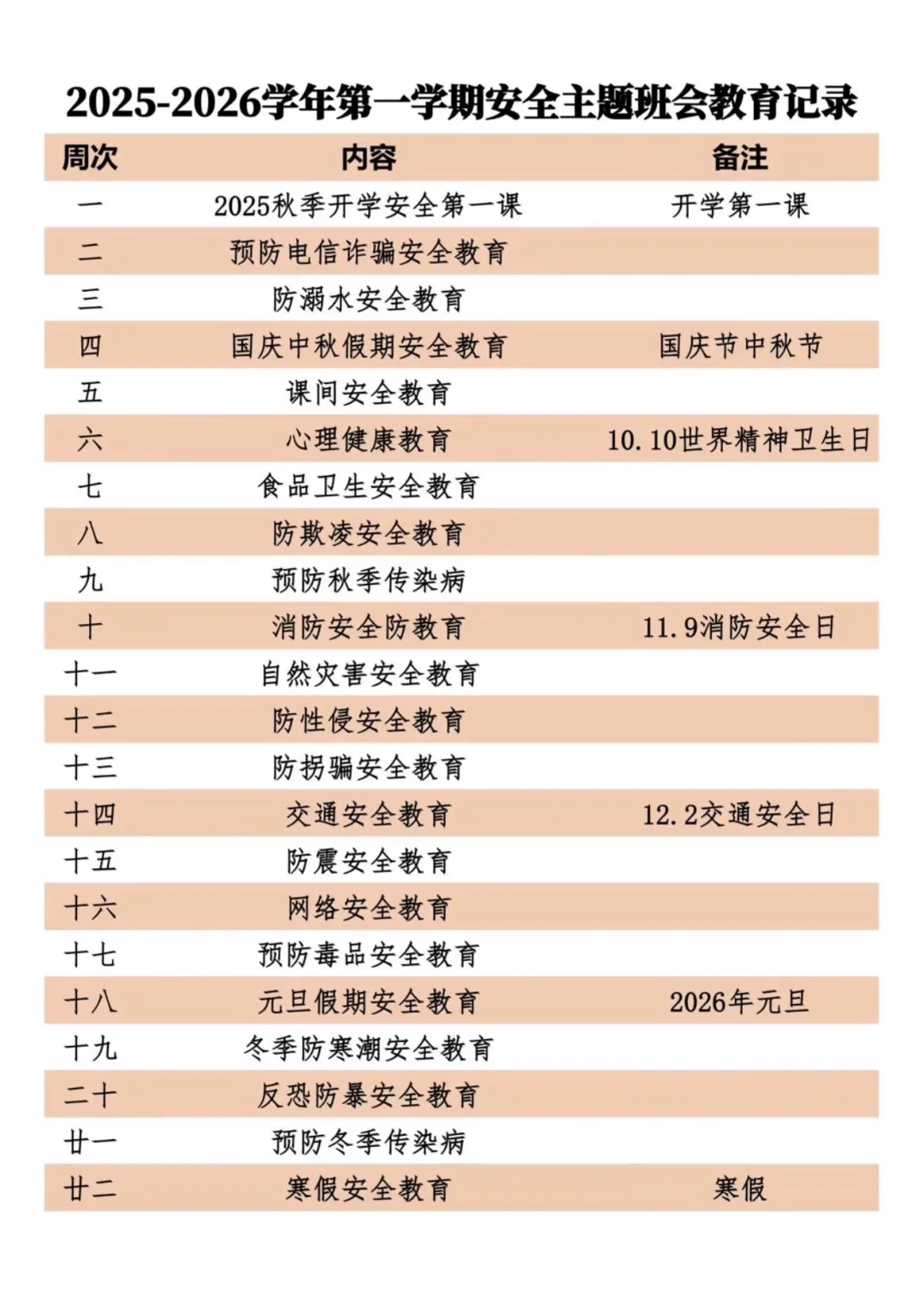 新学期班级安全班会计划大公开📖