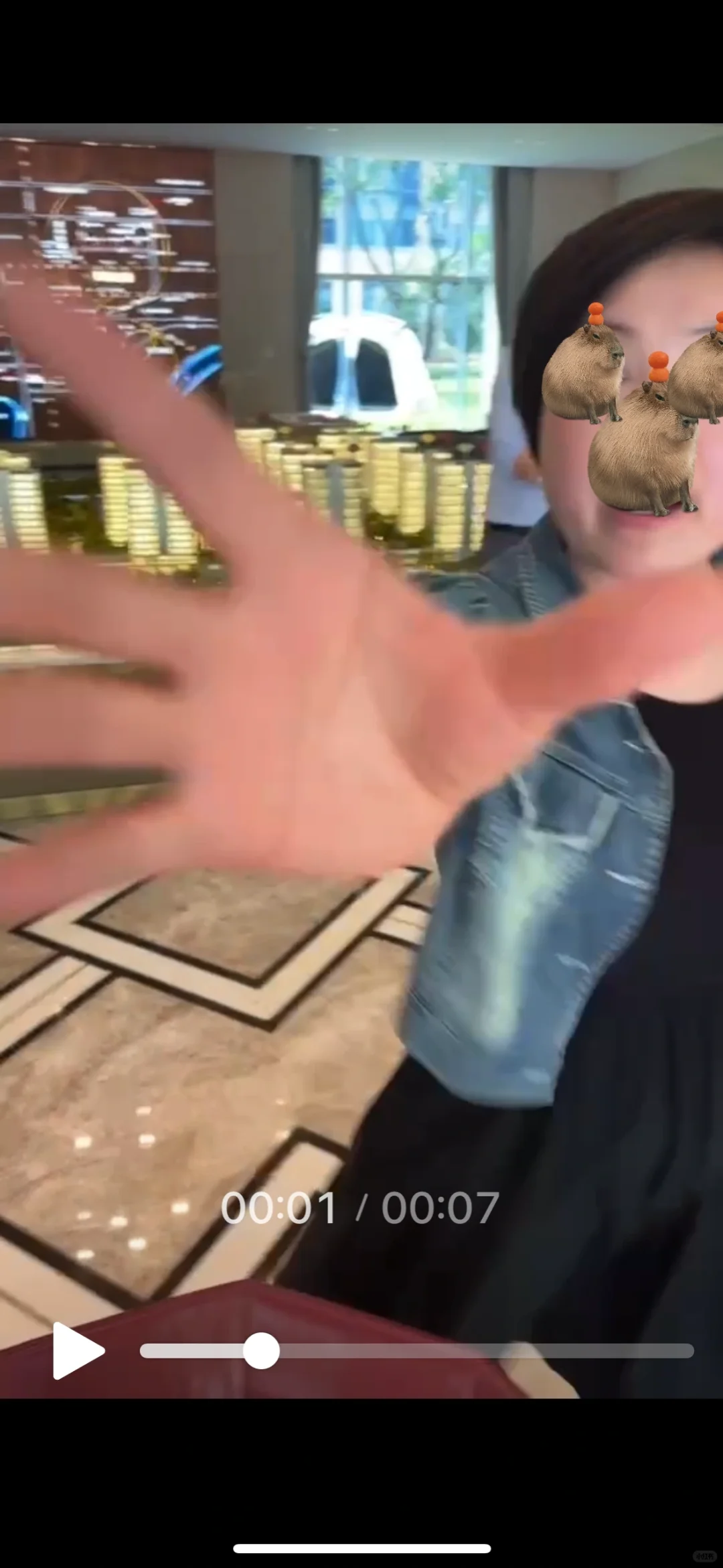 滨江物业自说自话，有视频为证打人了不承认