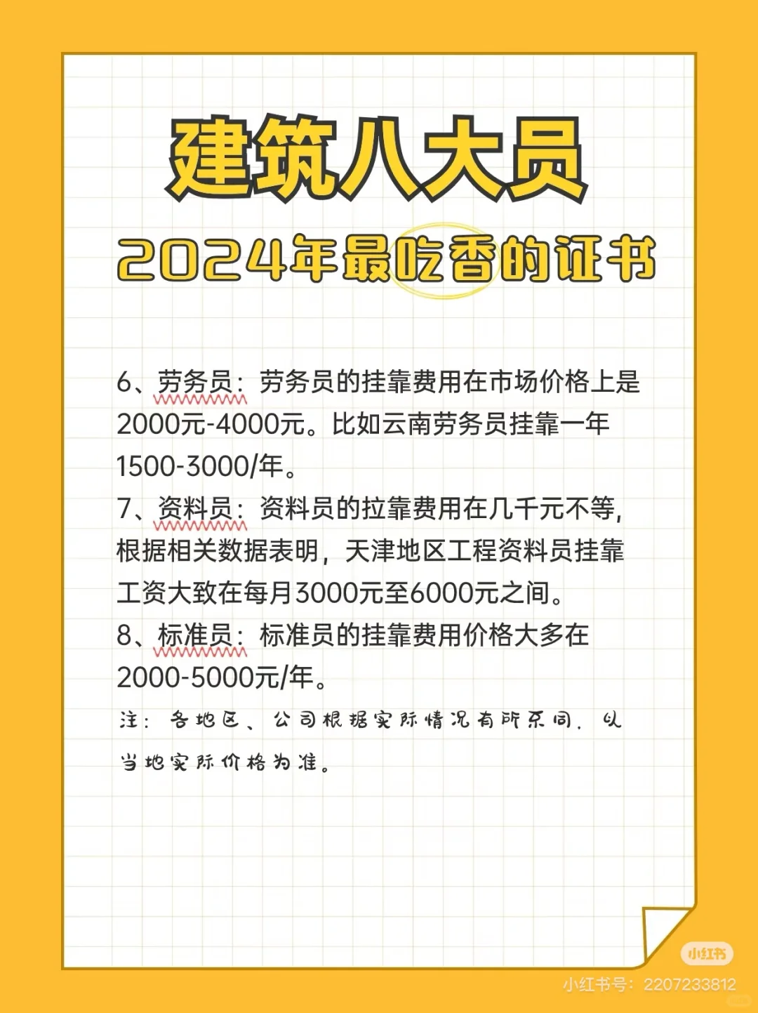 建筑八大员哪个最吃香❓高含金量🔥