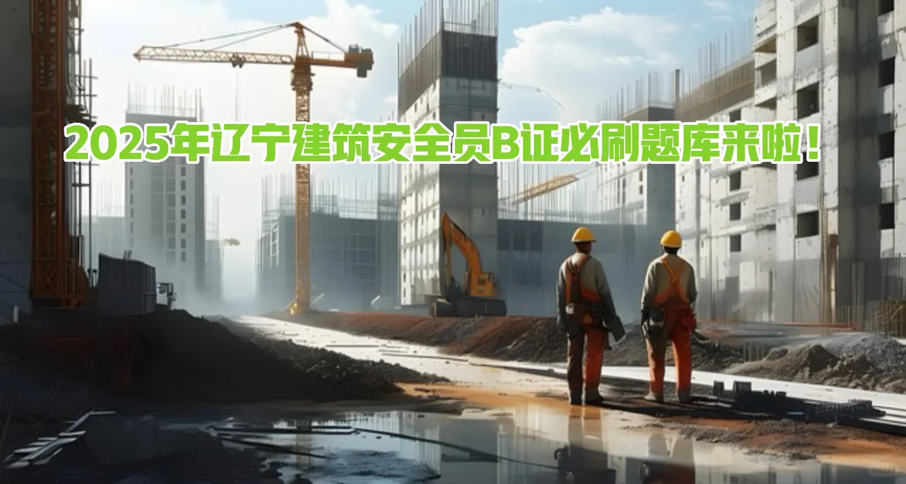 2025年辽宁建筑安全员B证必刷题库来啦！