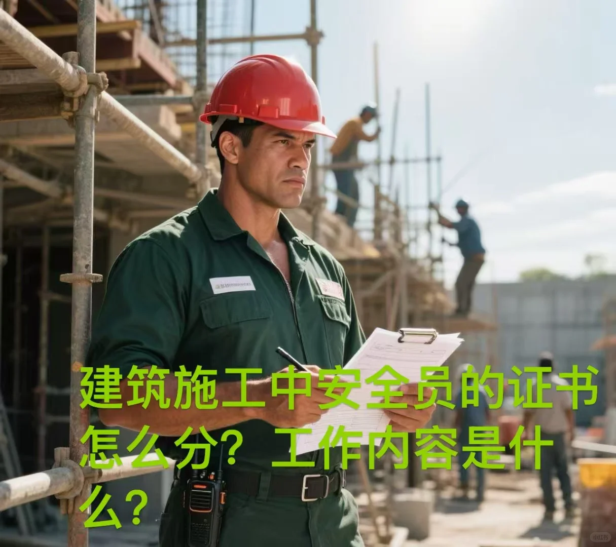 建筑圈宝藏职业——安全员！一起来看看