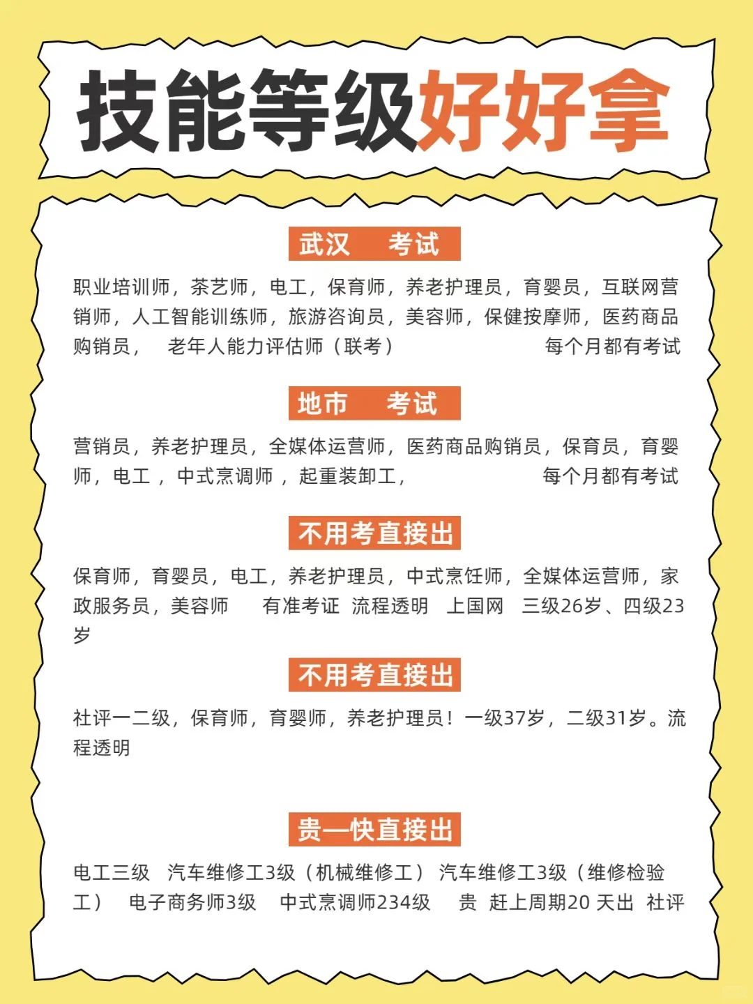 技能等级报名：先资料，再问价！