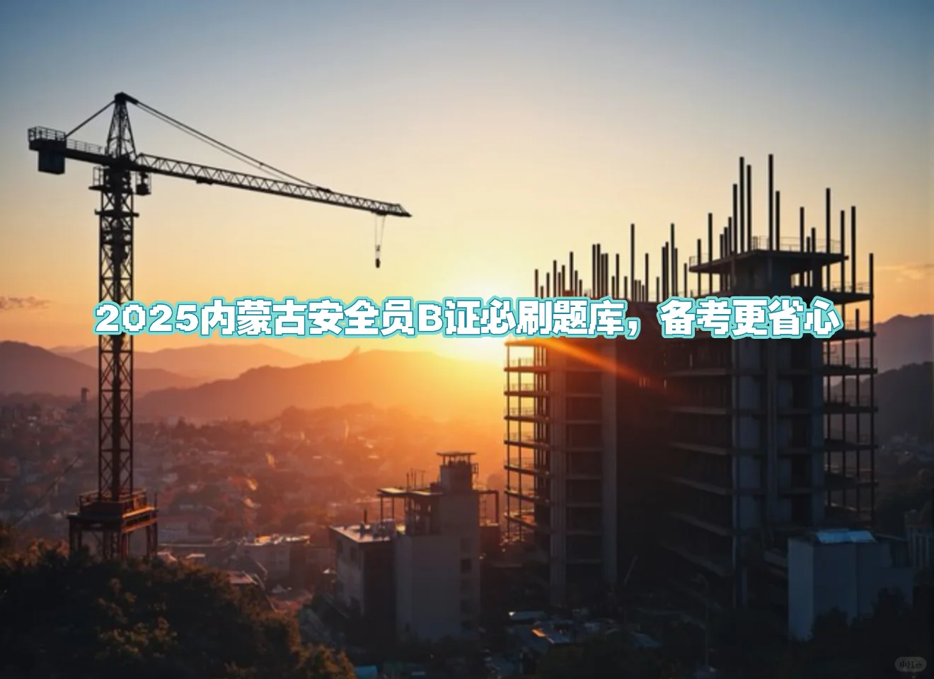 2025内蒙古安全员B证必刷题库，备考更省心