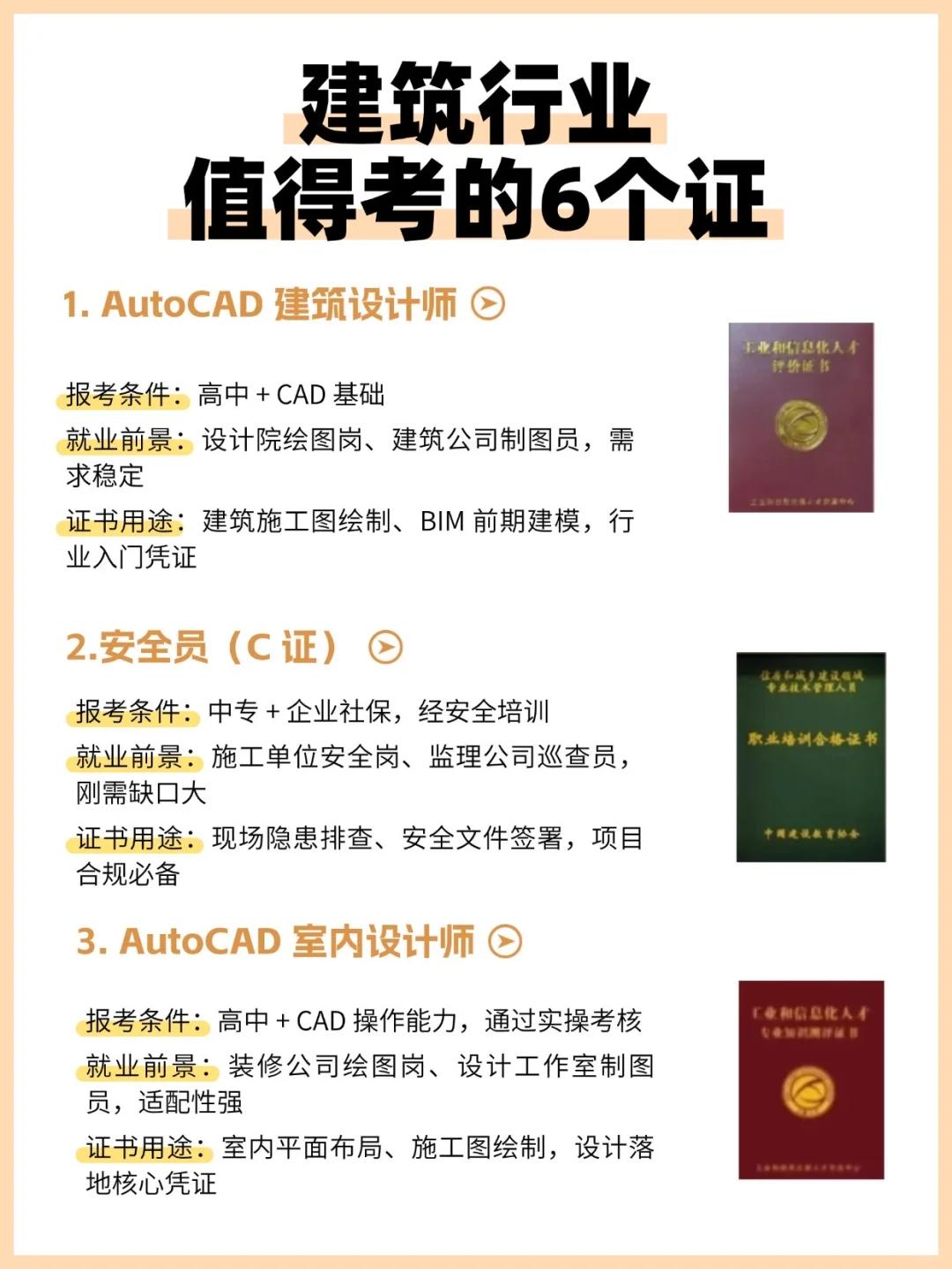 建筑行业值得考的6个证！
