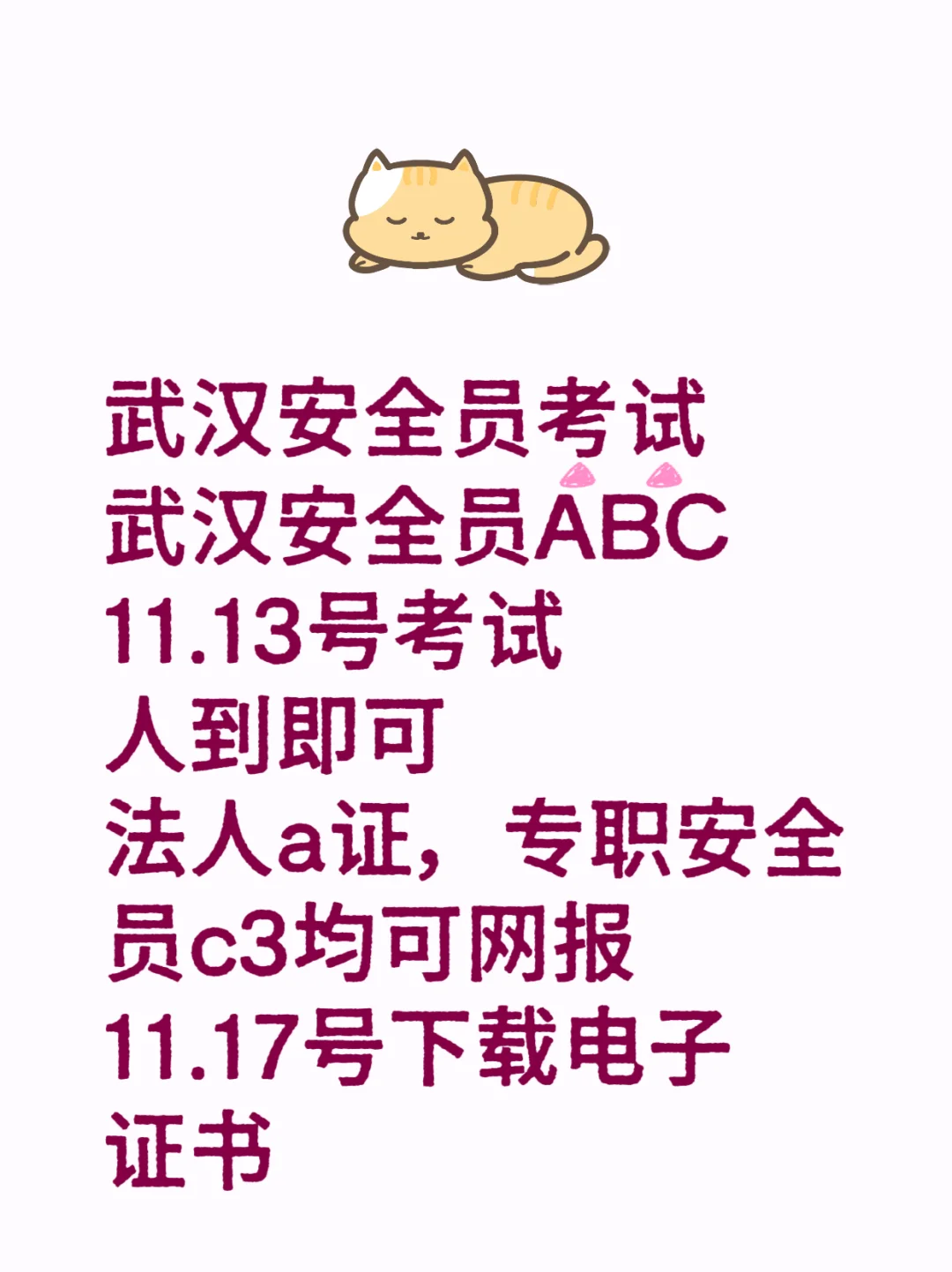 武汉安全员ABC考试