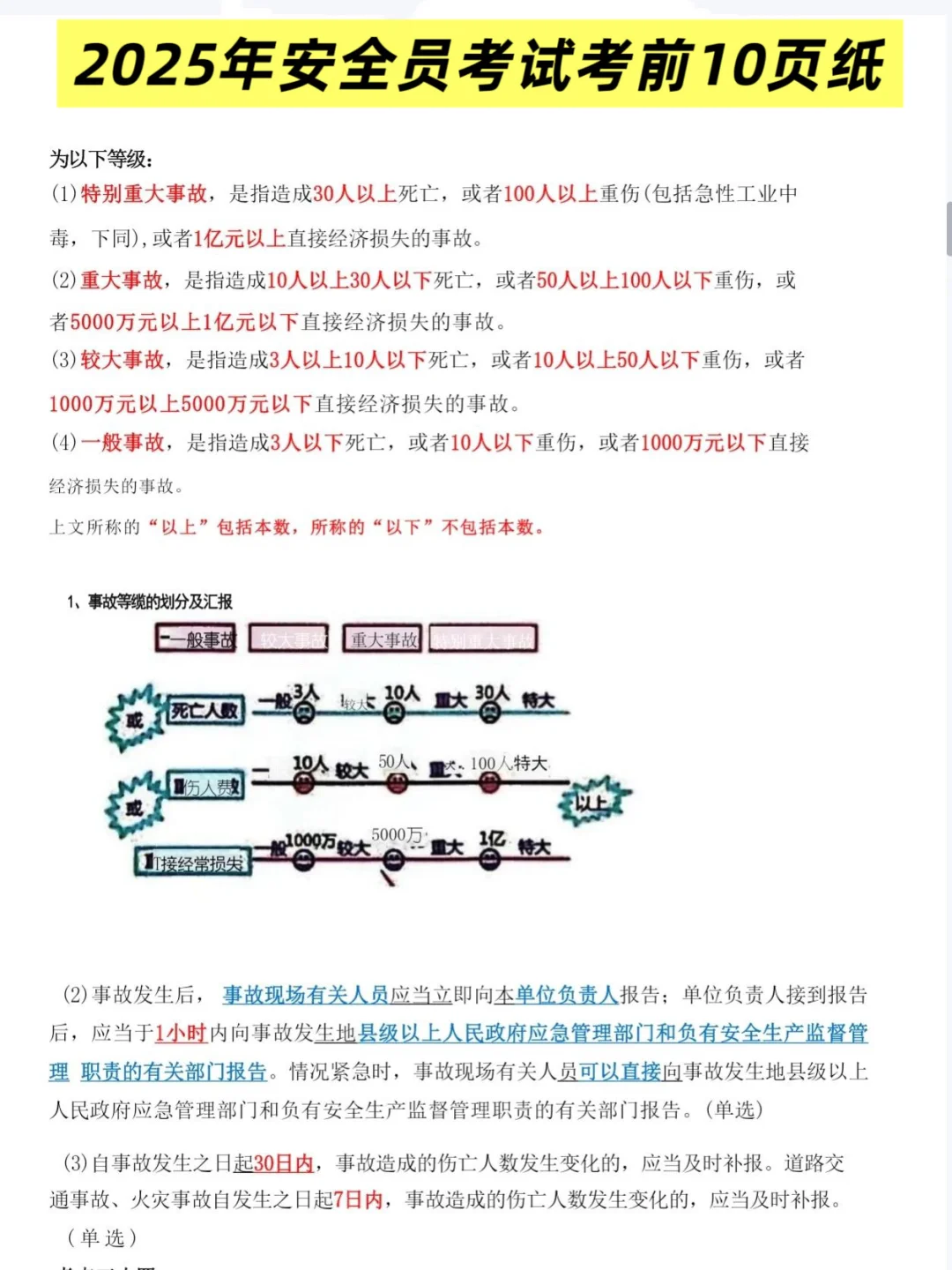别裸考！周六安全员考试，就这100道题，准！