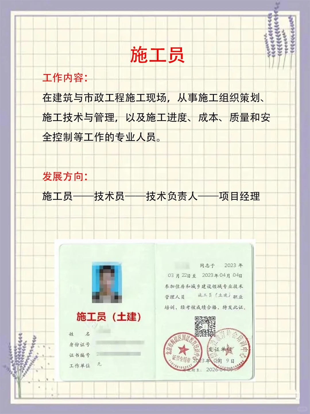 建筑八大员详细介绍👇🏻