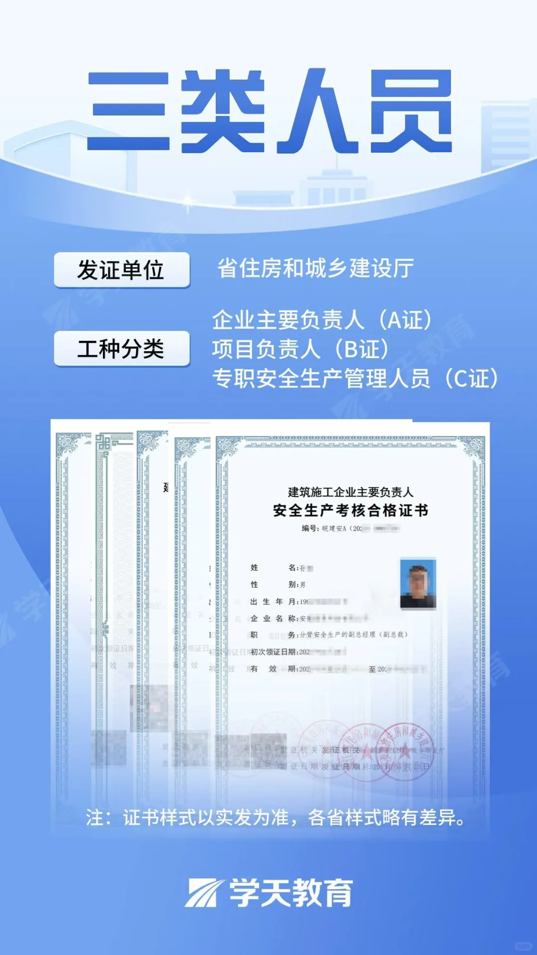 北京三类人员最新考试安排