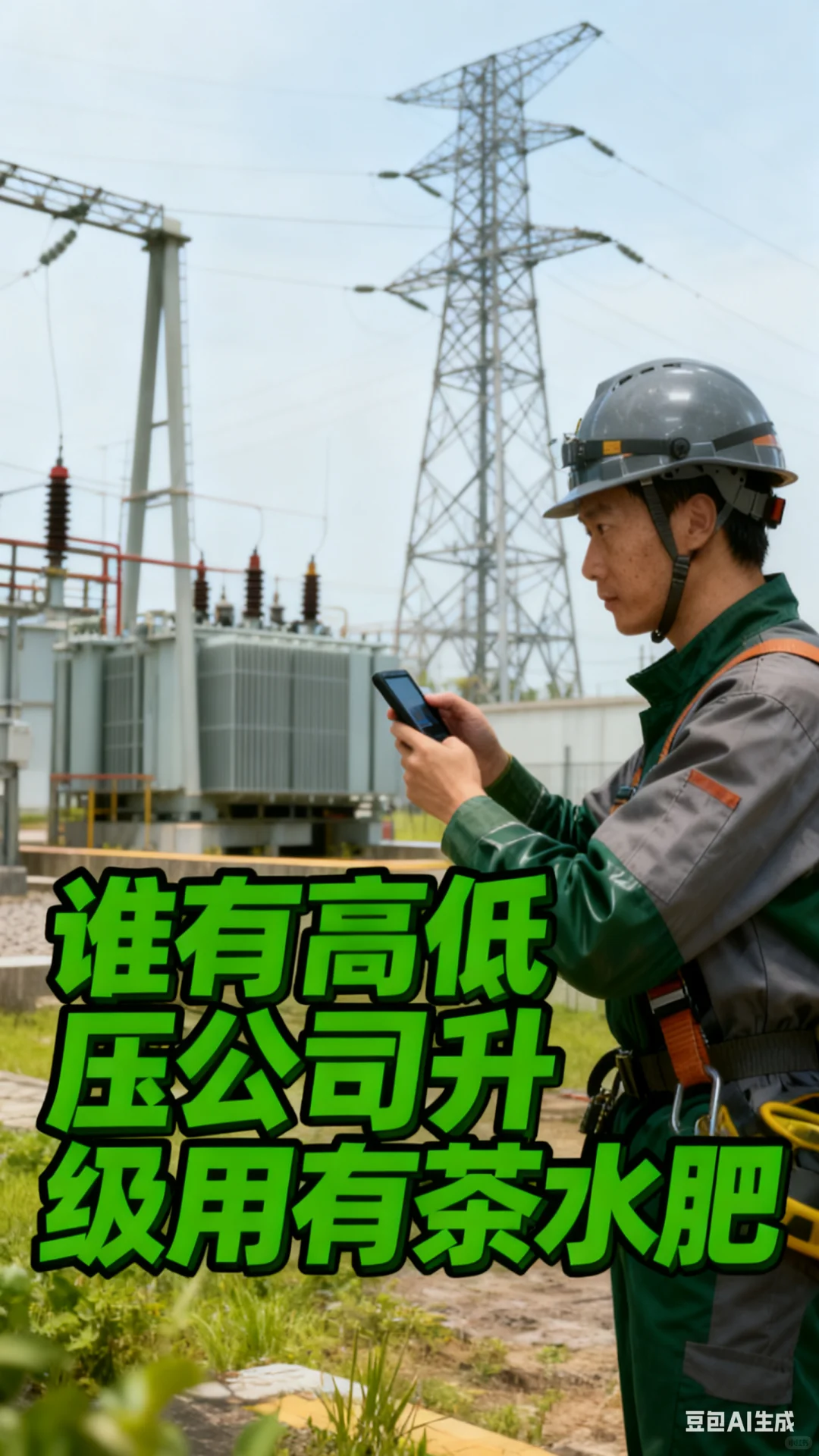 有高低压电工，公司升级用