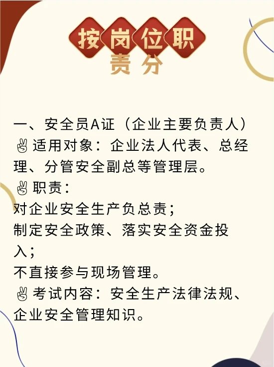 安全员A/B/C证区别在哪？考错=白花钱！