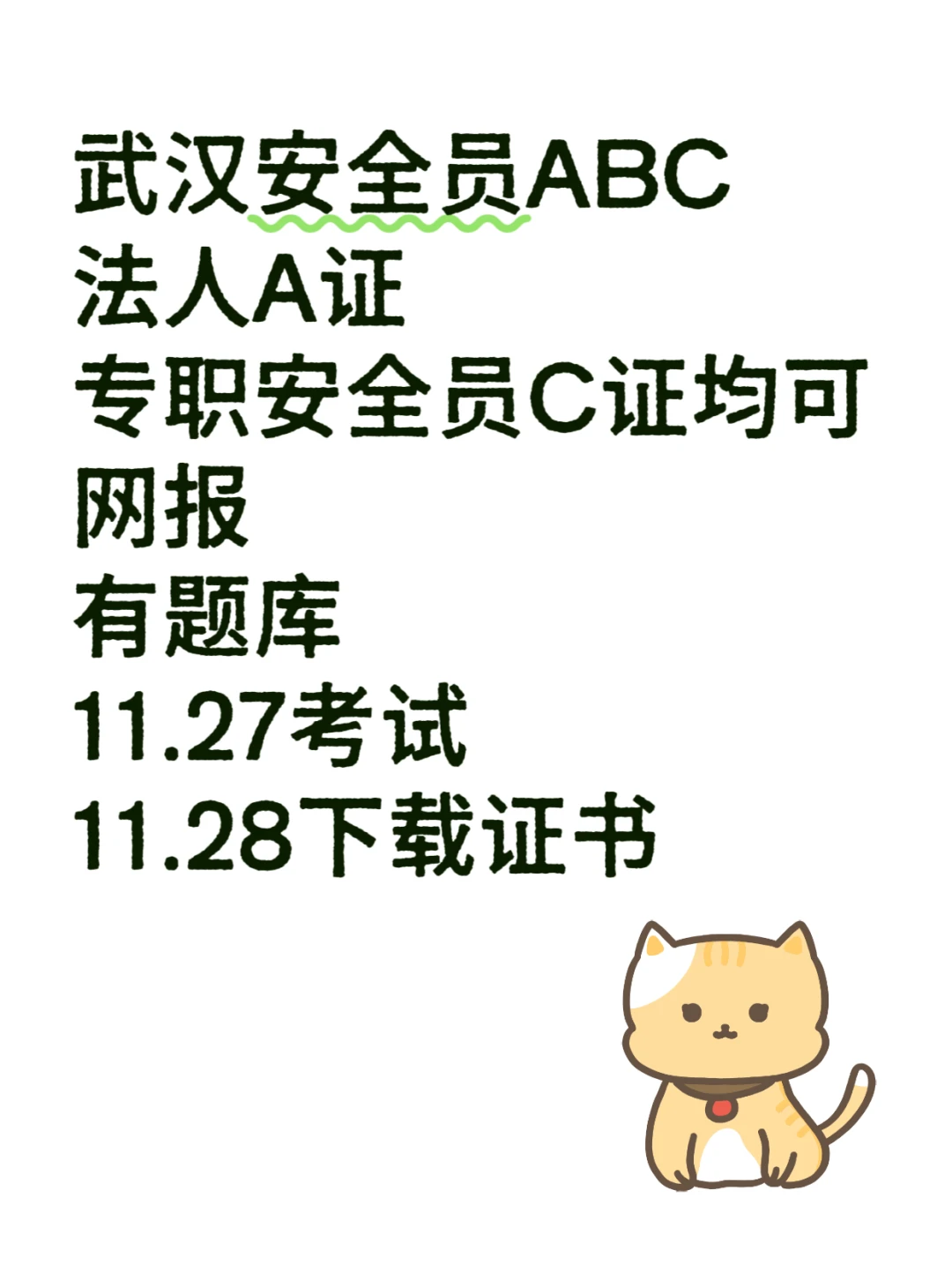 安全员ABC考试计划