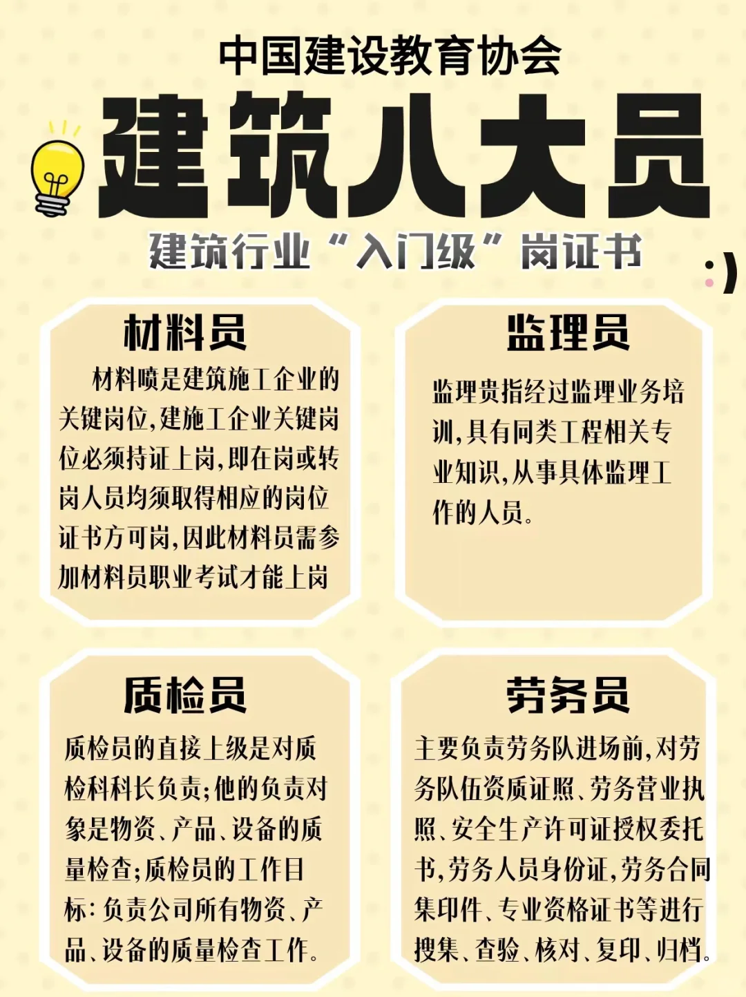 建筑资质八大员全解析你必须知道的🔥