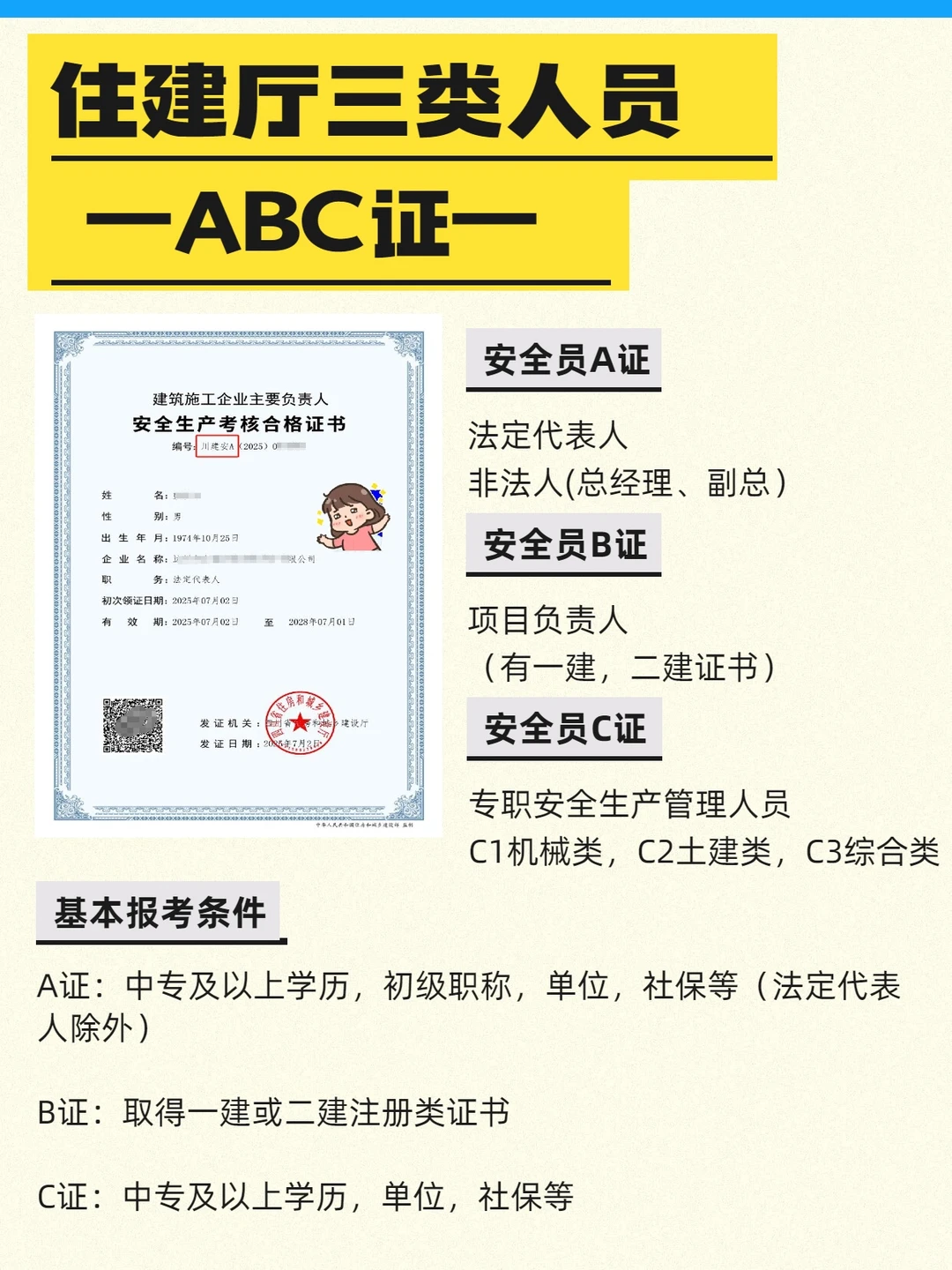 一张图带你认识三类人员