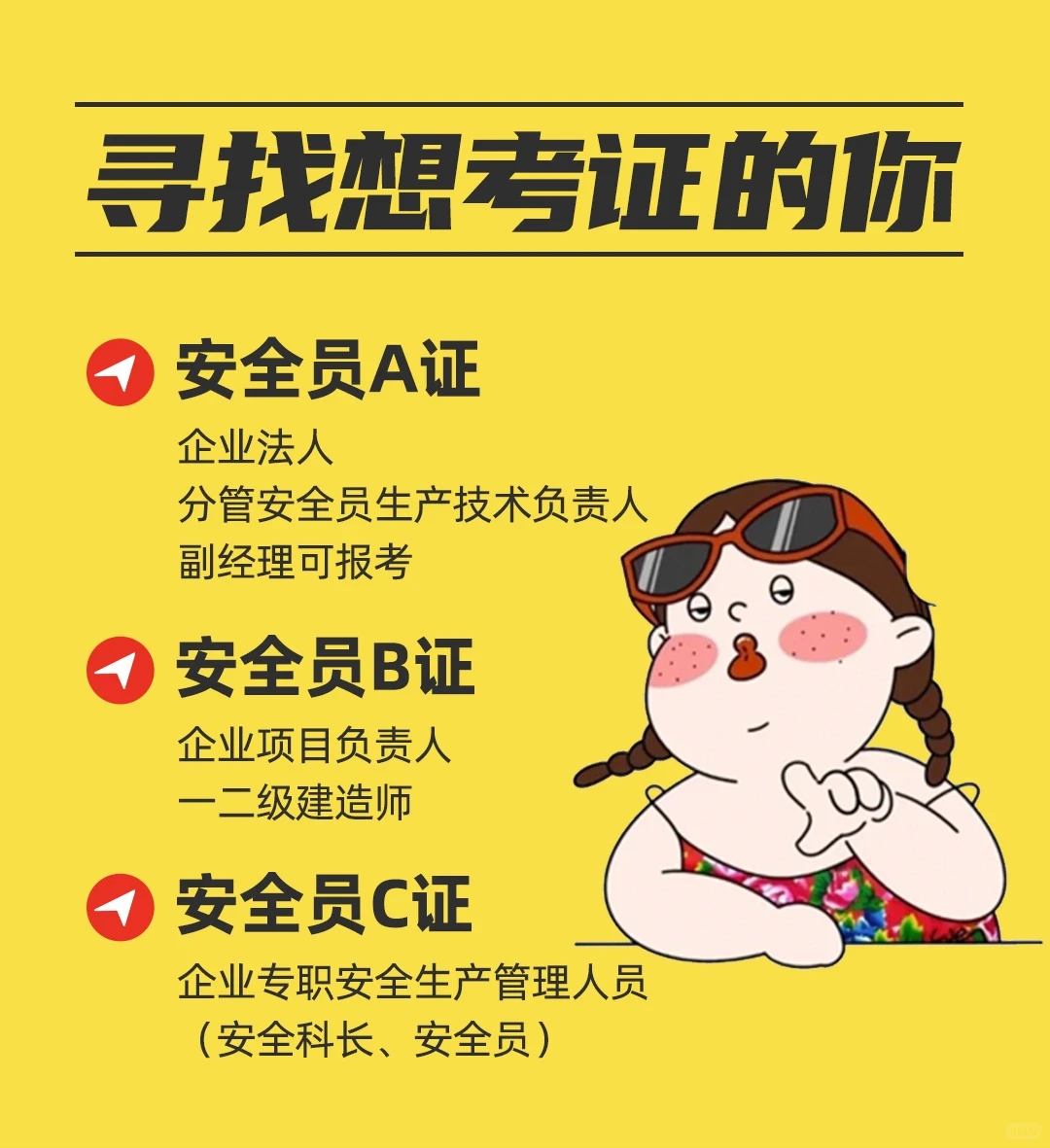 寻找想考A/B/C证的你