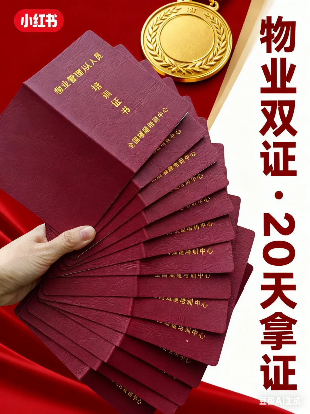 物业人必看！这俩证闭眼考，20天拿证🔥