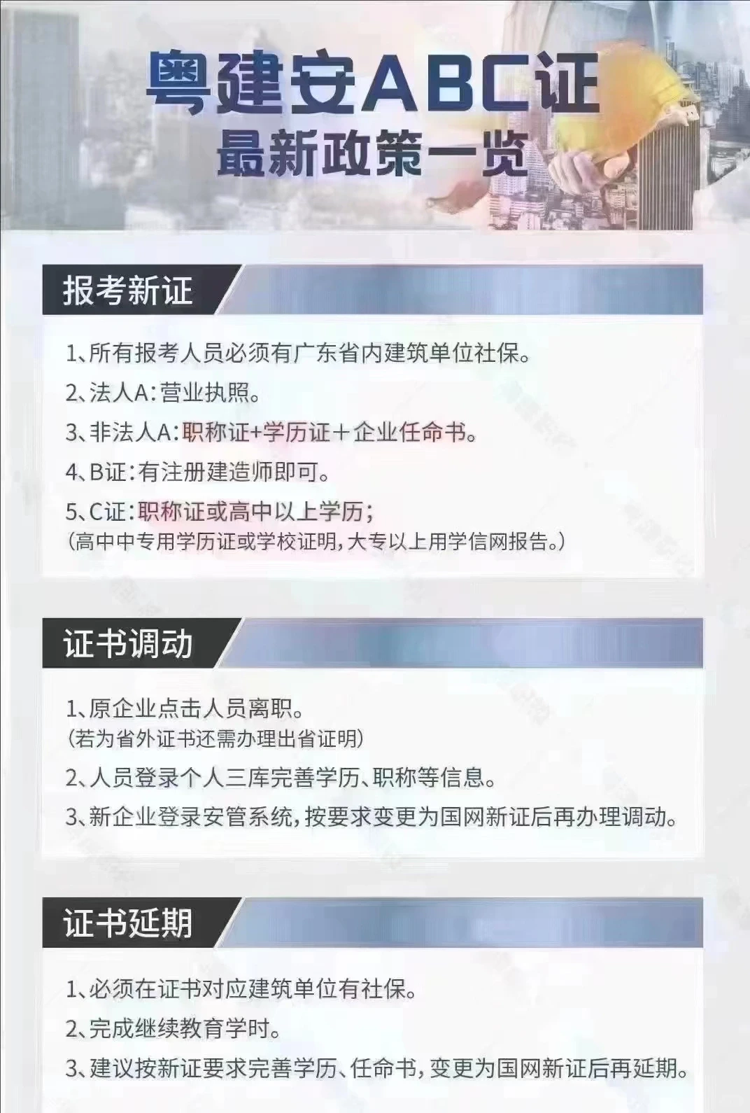 三类人员证书报考，安全员AC证