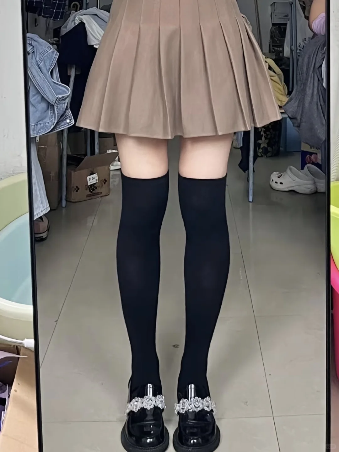 姐妹们！压力袜真的显瘦！！
