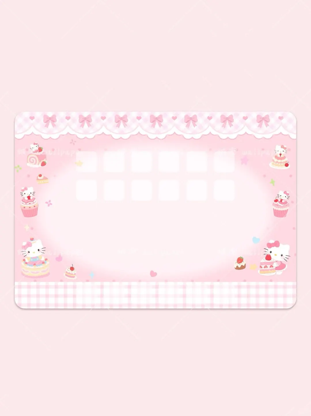hellokitty🍰粉雾甜点札记·平板壁纸