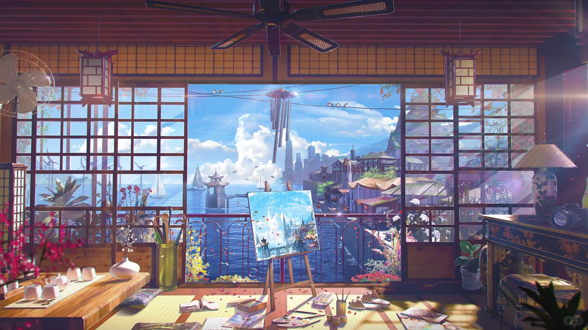 Ipad壁纸 | 室内壁纸系列 | 唯美画风