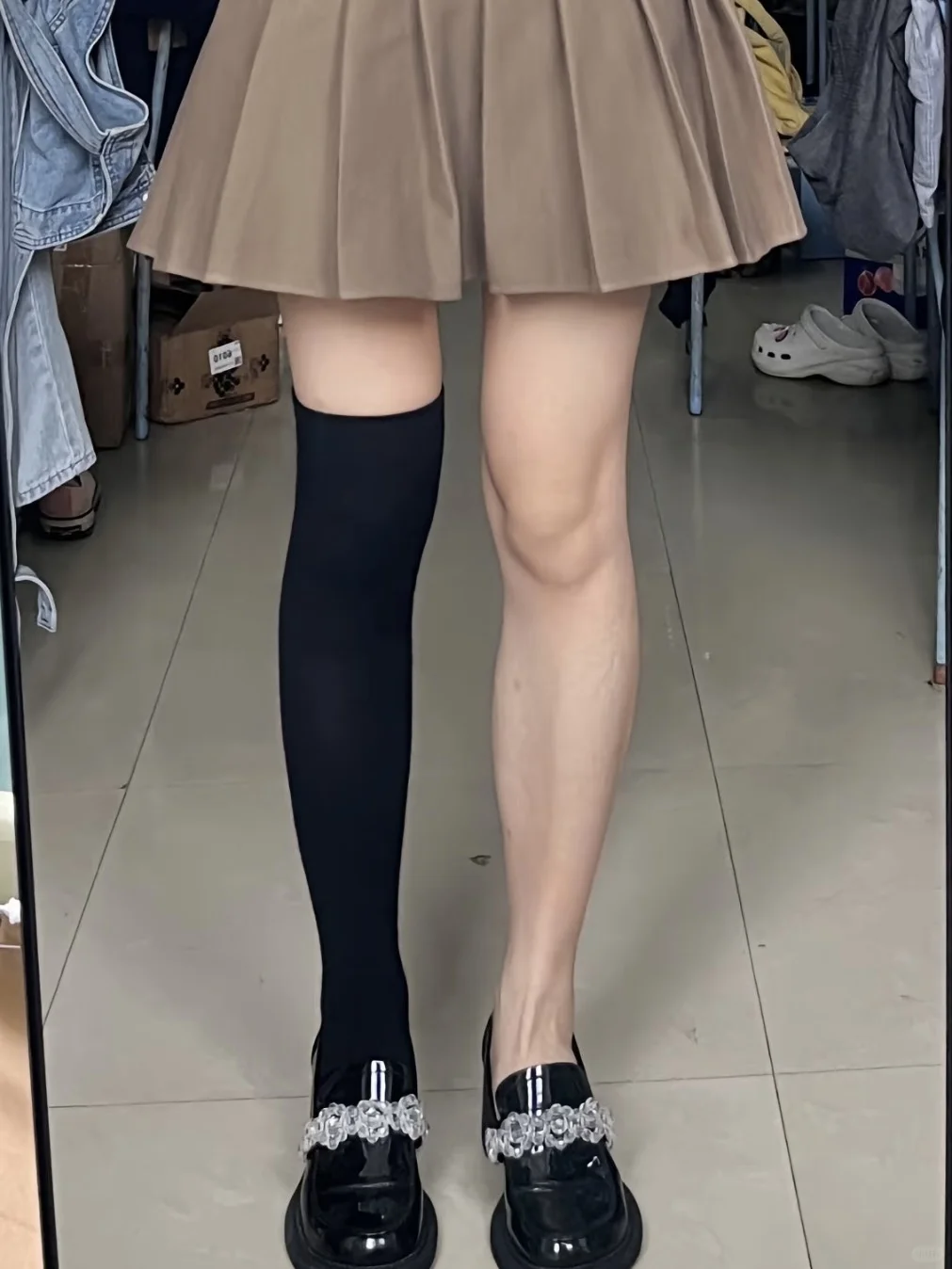 姐妹们！压力袜真的显瘦！！