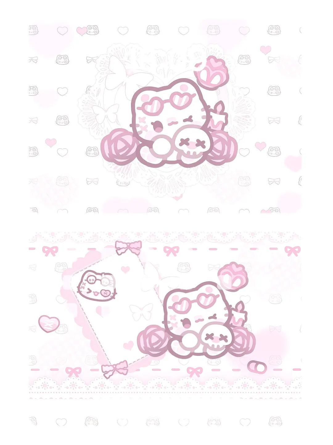 平板壁纸｜粉粉小咪˚ʚ₍ ᐢ.  ̫ .ᐢ ₎