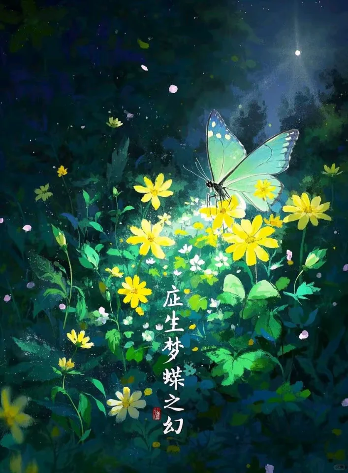 庄生梦蝶壁纸