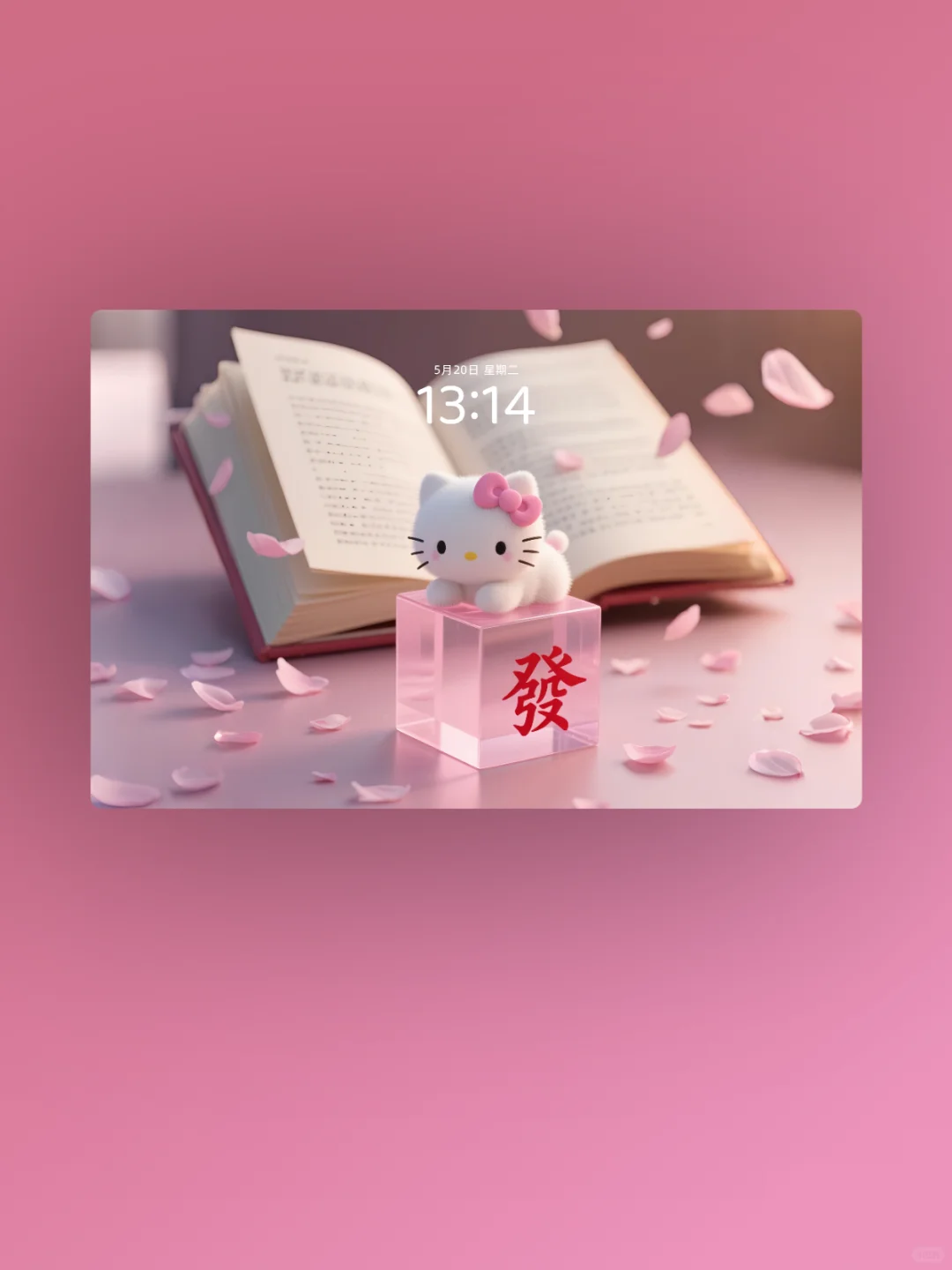 hellokitty渐变壁纸｜平板/电脑壁纸