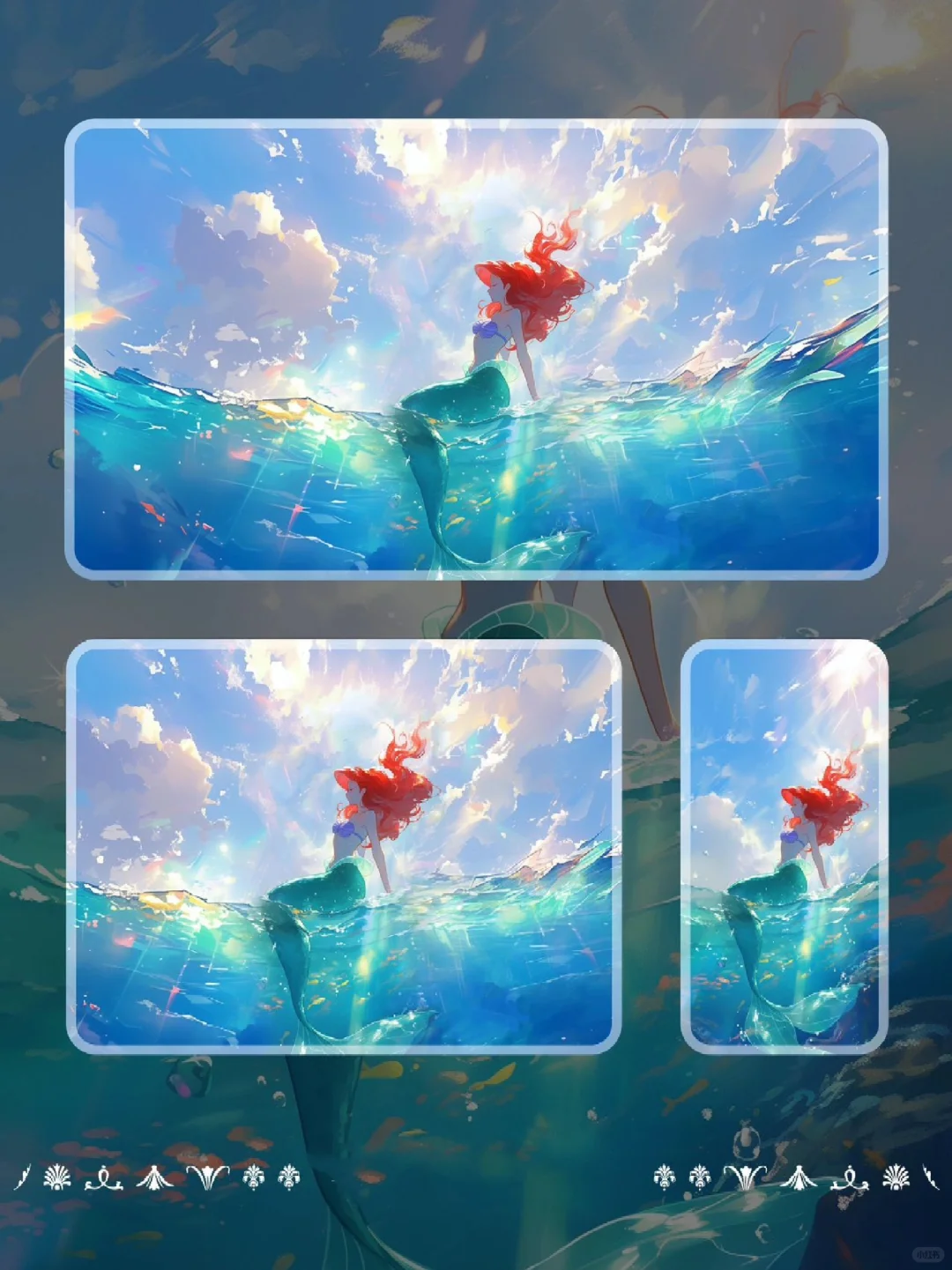 三端壁纸｜海的女儿🧜迪士尼公主Ariel