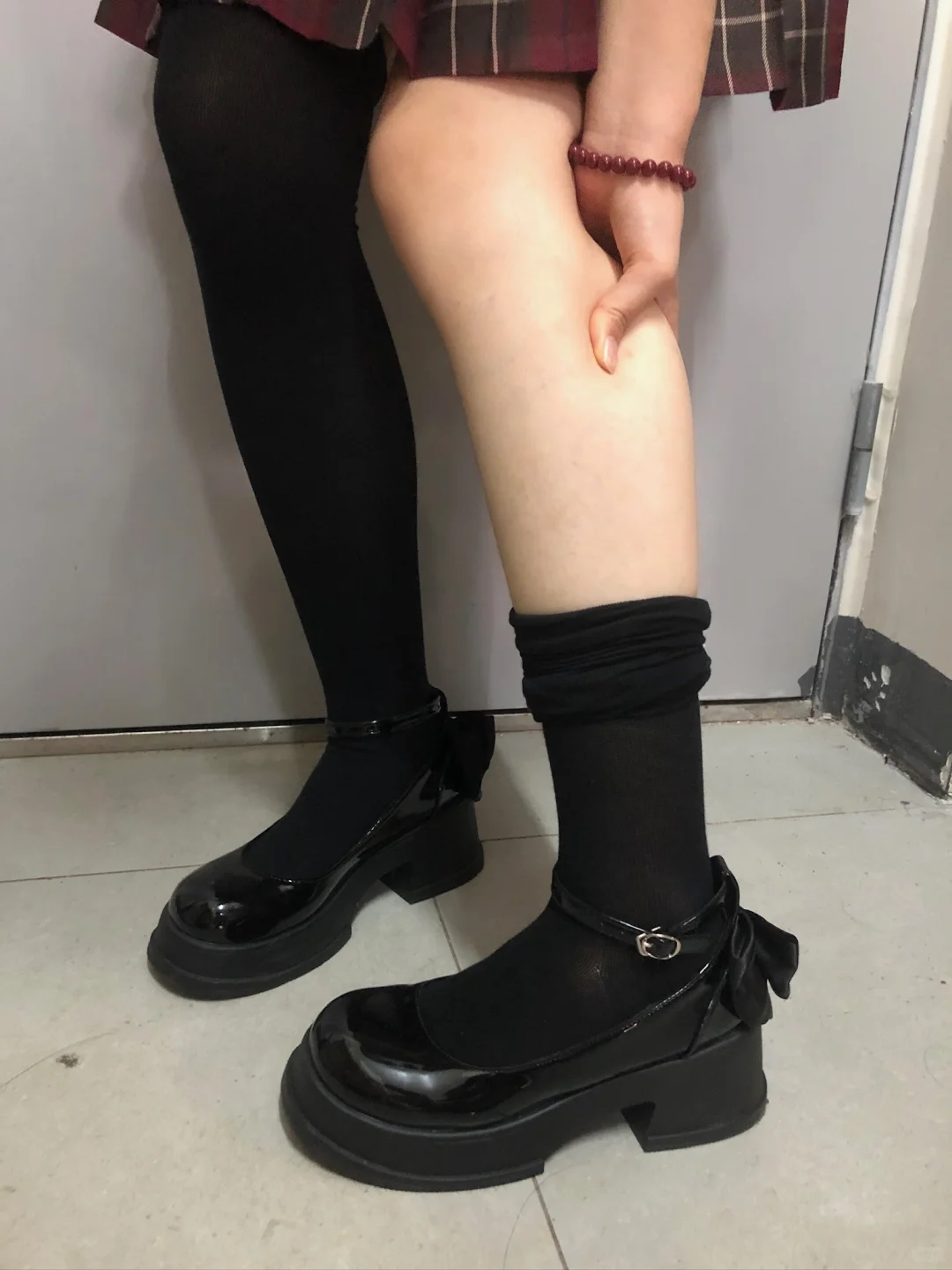 姐妹们！压力袜真的好显瘦！！