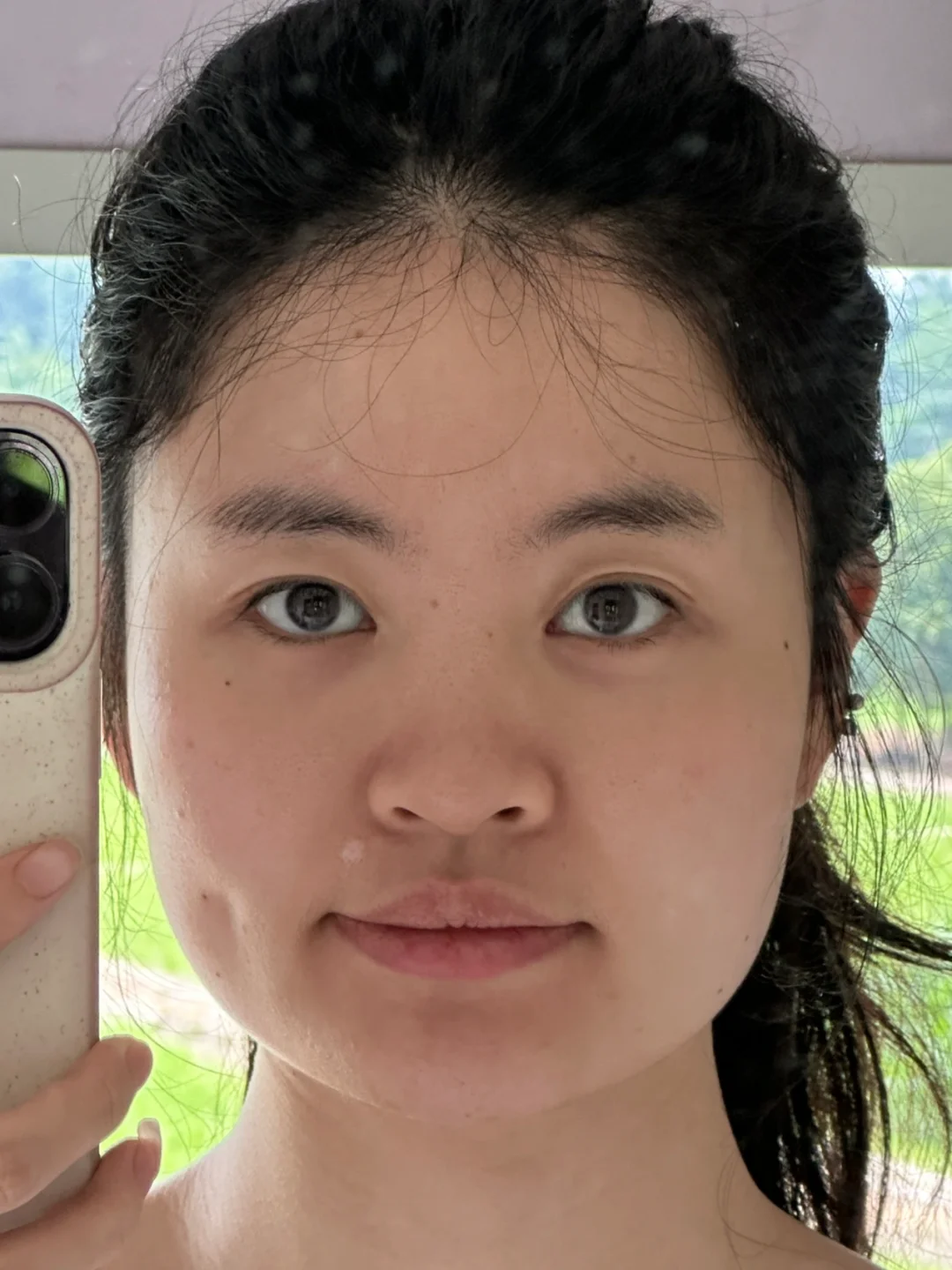 😭方圆脸快试试淡颜小白花妆容！日常又简单