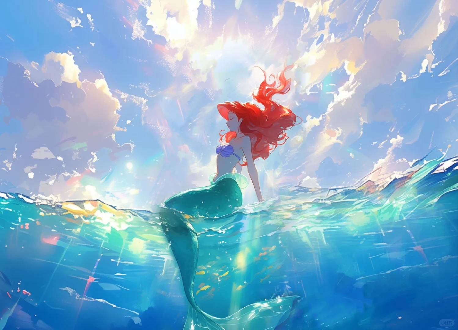 三端壁纸｜海的女儿🧜迪士尼公主Ariel