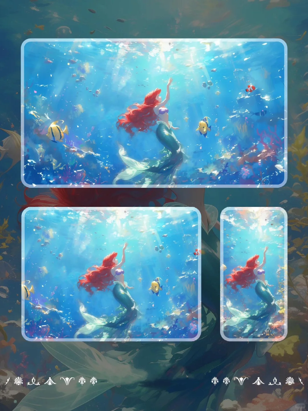 三端壁纸｜海的女儿🧜迪士尼公主Ariel