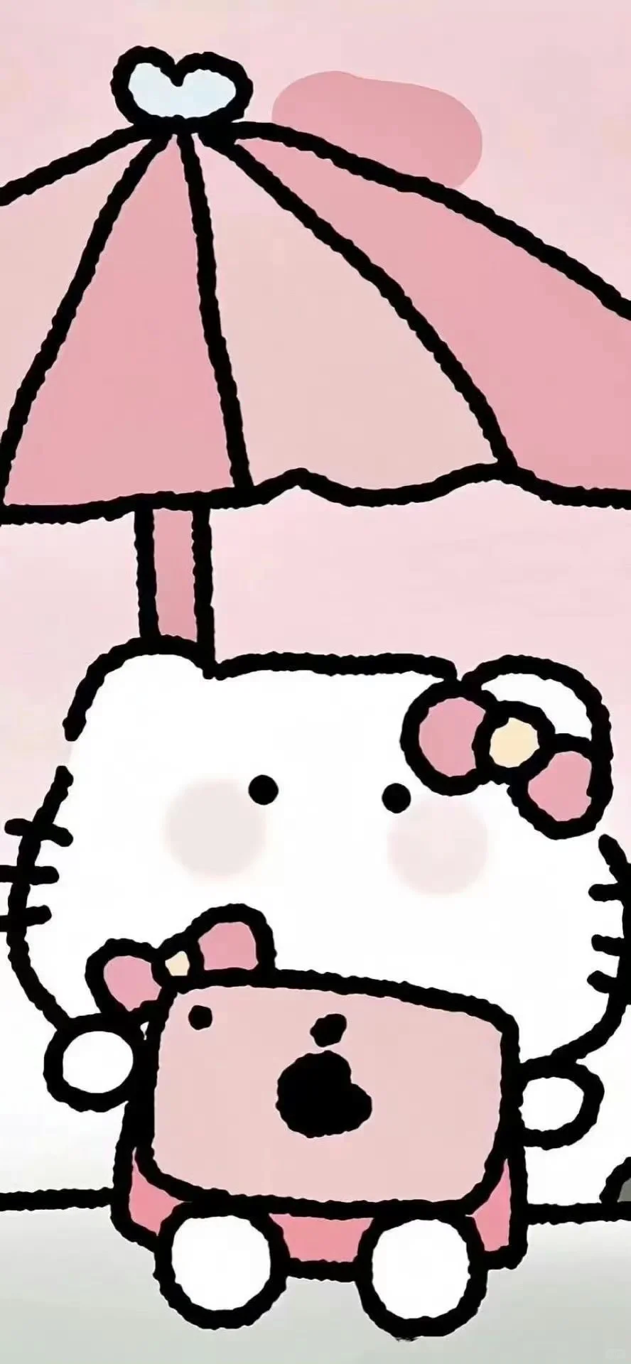 永远爱hello kitty！💘🐰/壁纸分享