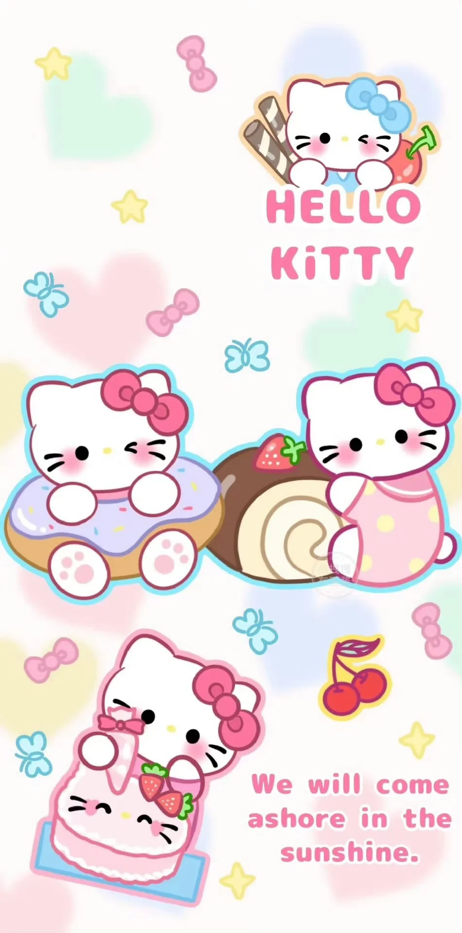 永远爱hello kitty！💘🐰/壁纸分享