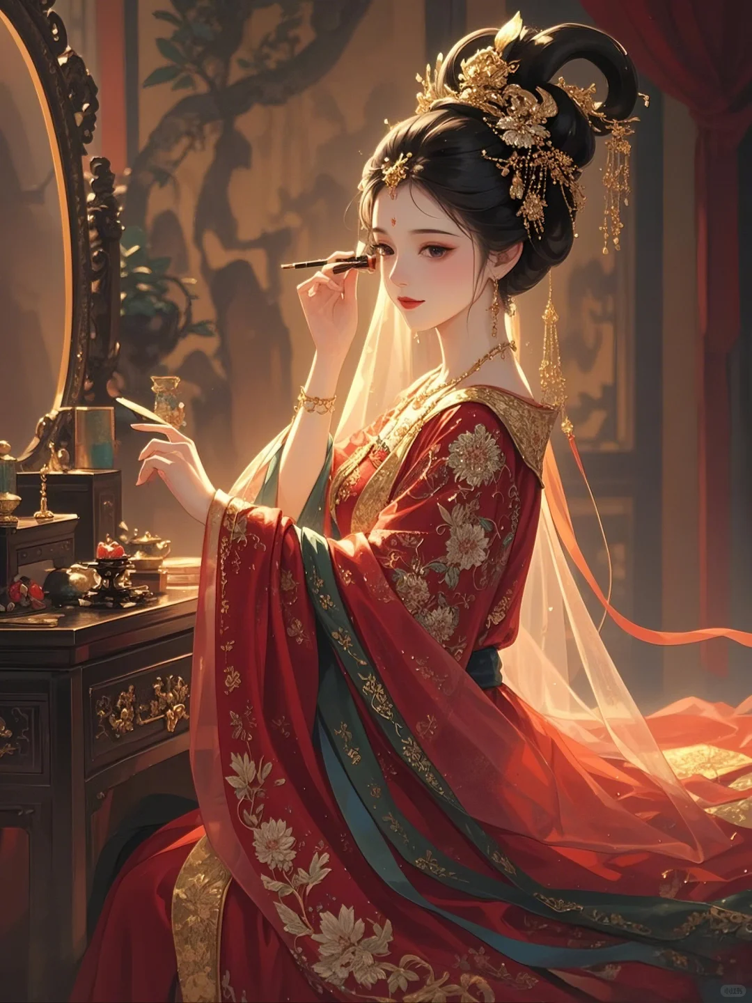 须臾日射燕脂颊，一朵红酥旋欲融