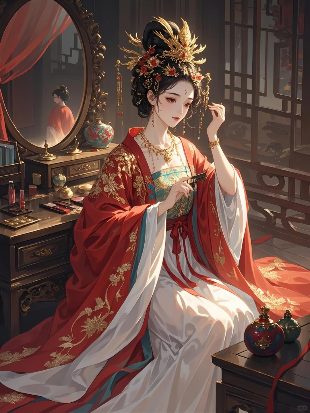 须臾日射燕脂颊，一朵红酥旋欲融