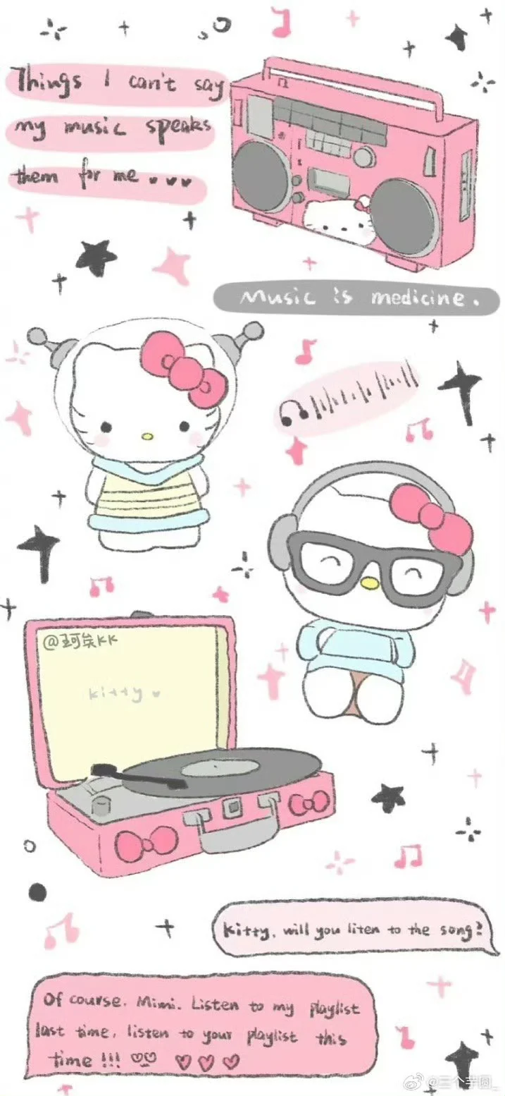 永远爱hello kitty！💘🐰/壁纸分享