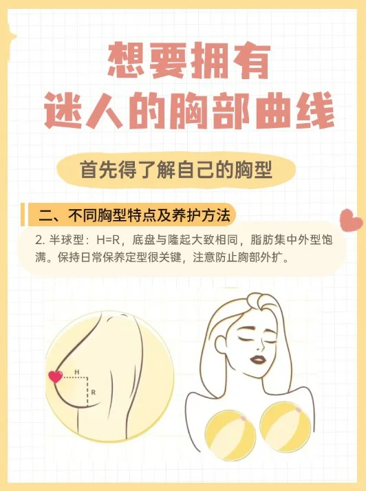 60s 精准判断胸型·科学养🐻