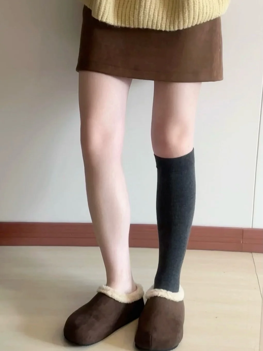 live实测小腿袜 腿型好看不止一点点