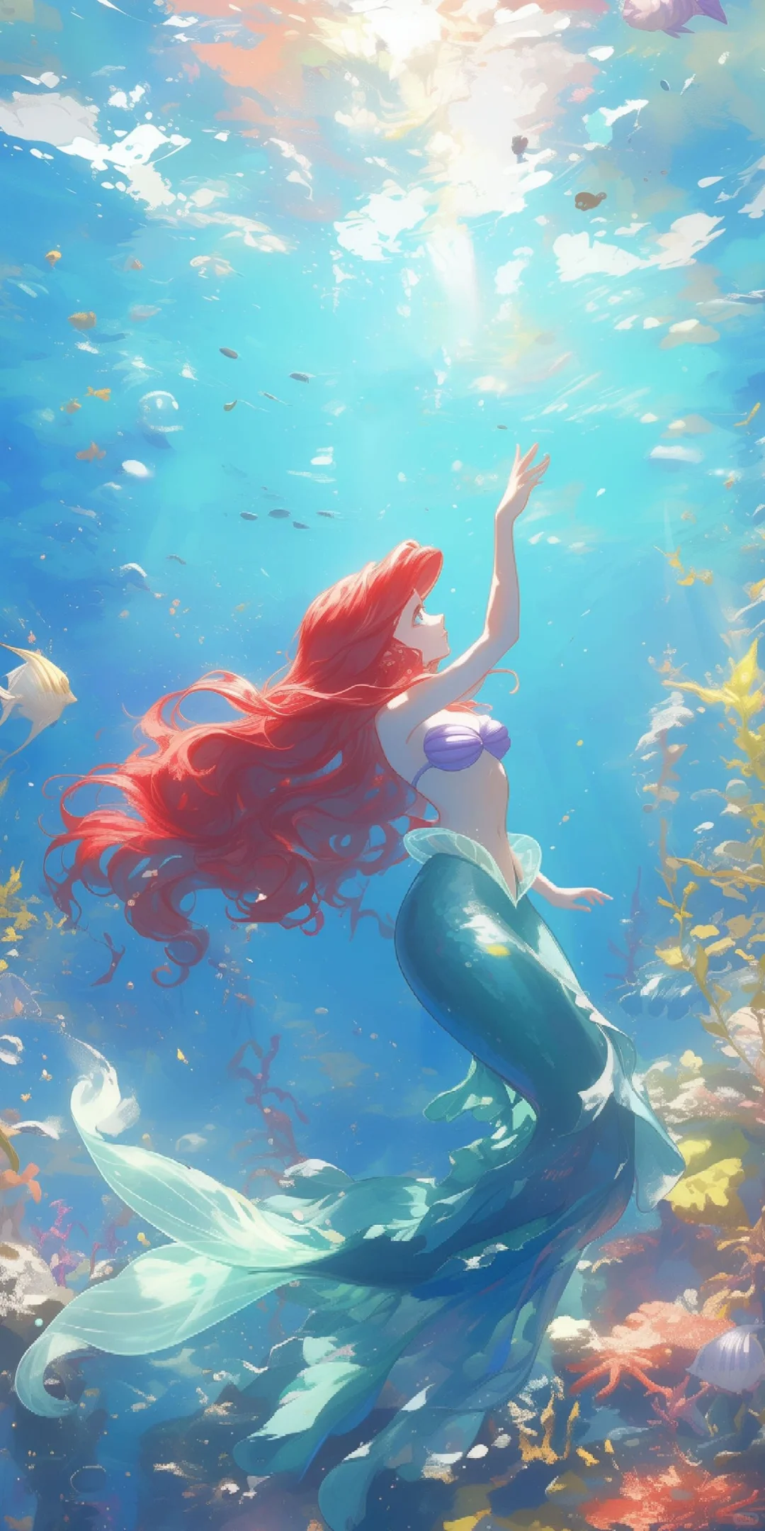 三端壁纸｜海的女儿🧜迪士尼公主Ariel