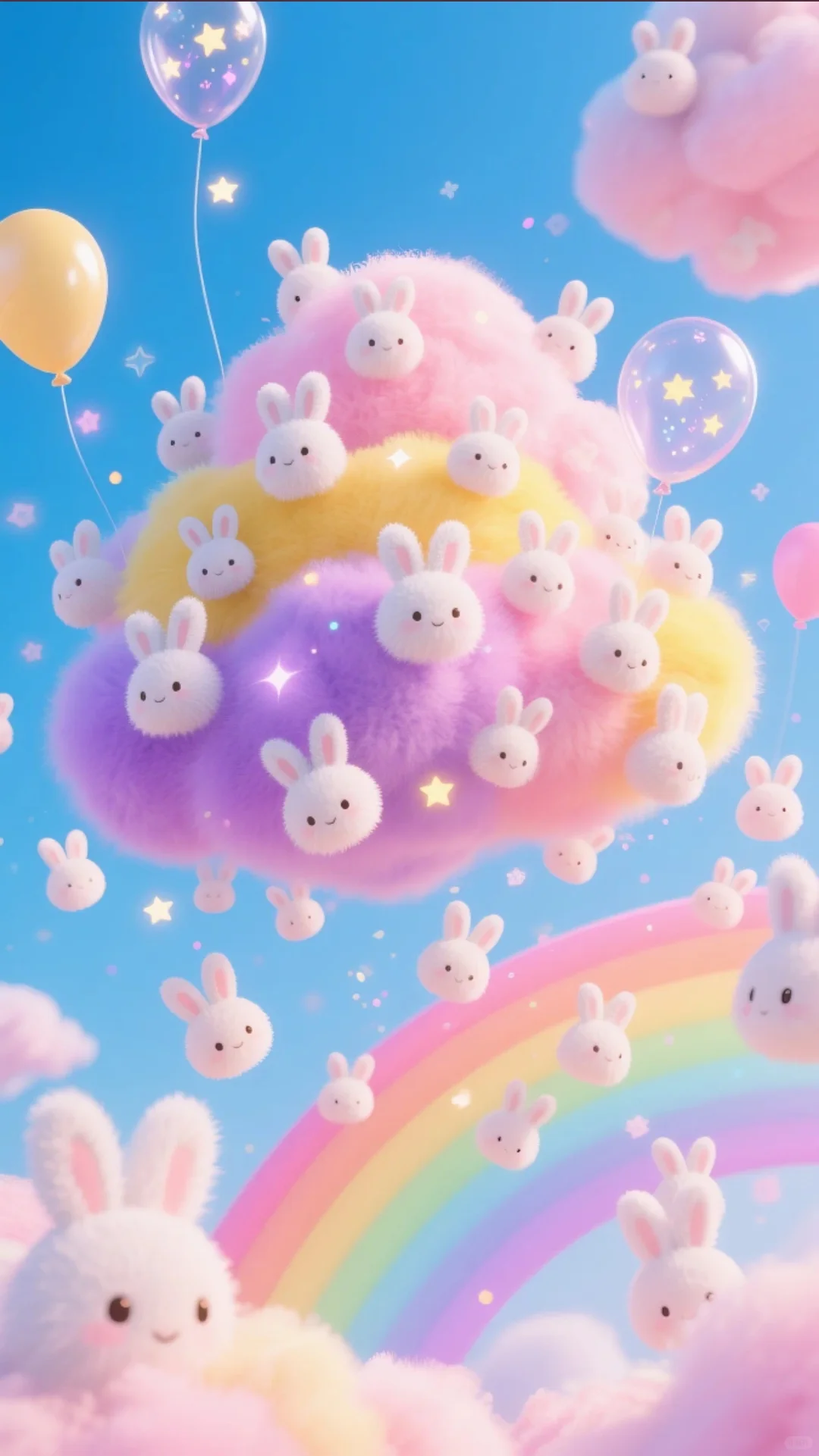 可可爱爱的彩虹🌈🐰世界～