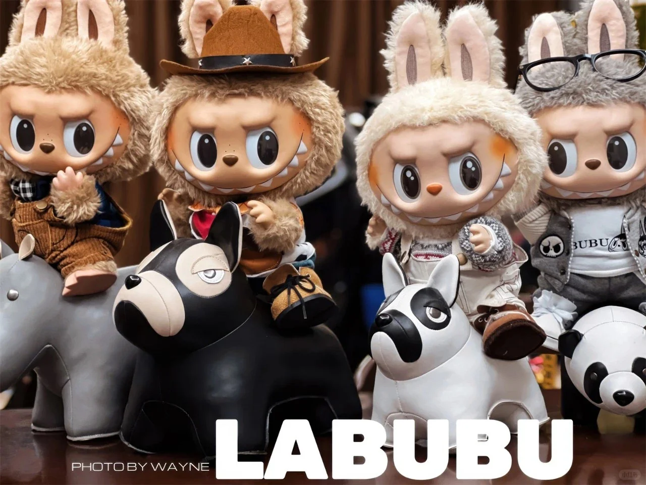 平板壁纸7张丨Labubu 拉布布搪胶壁纸来了~