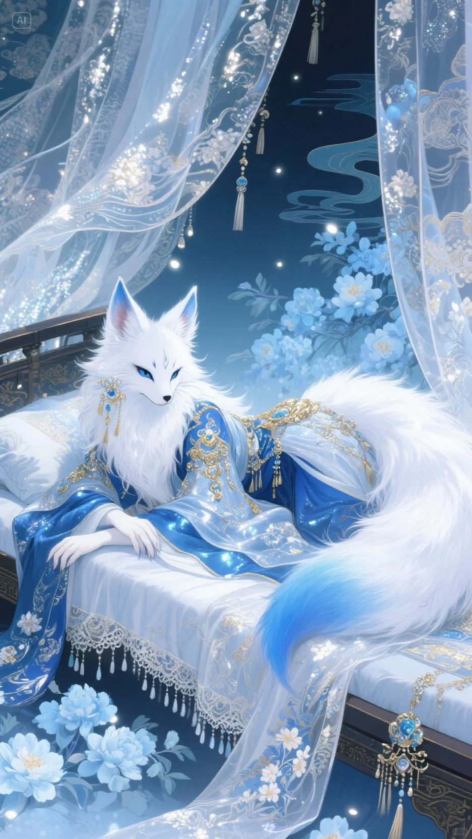 妩媚小狐仙精美壁纸赏析。