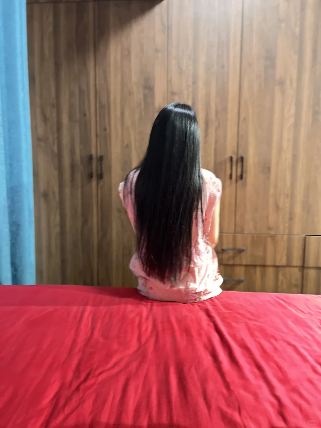 黑长发