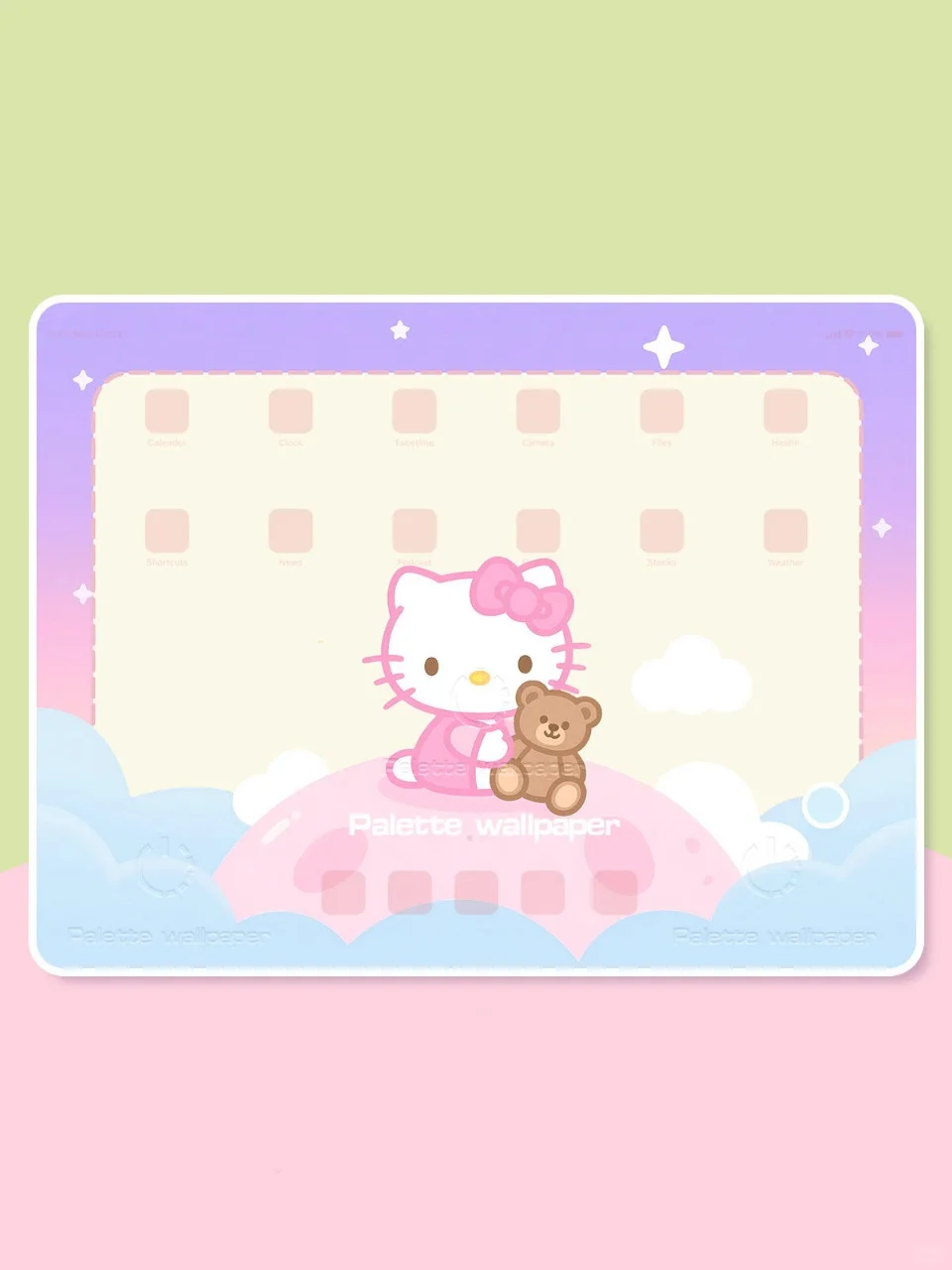 iPad壁纸|晚安Kitty#浪漫生活的记录者[