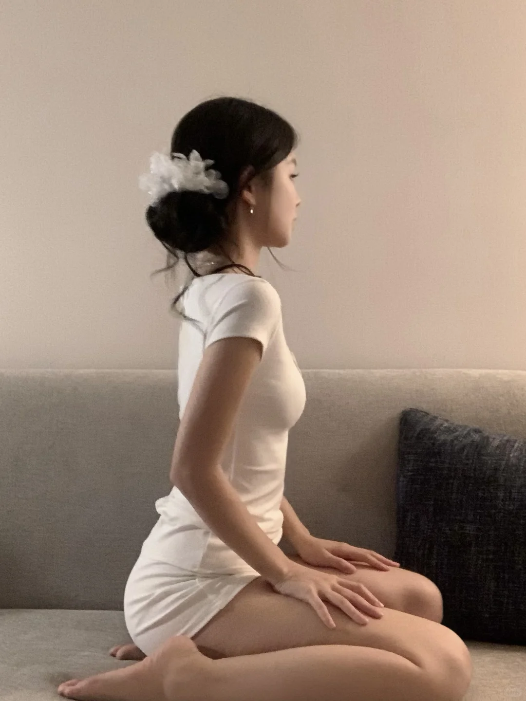 低丸子头太美了天呢