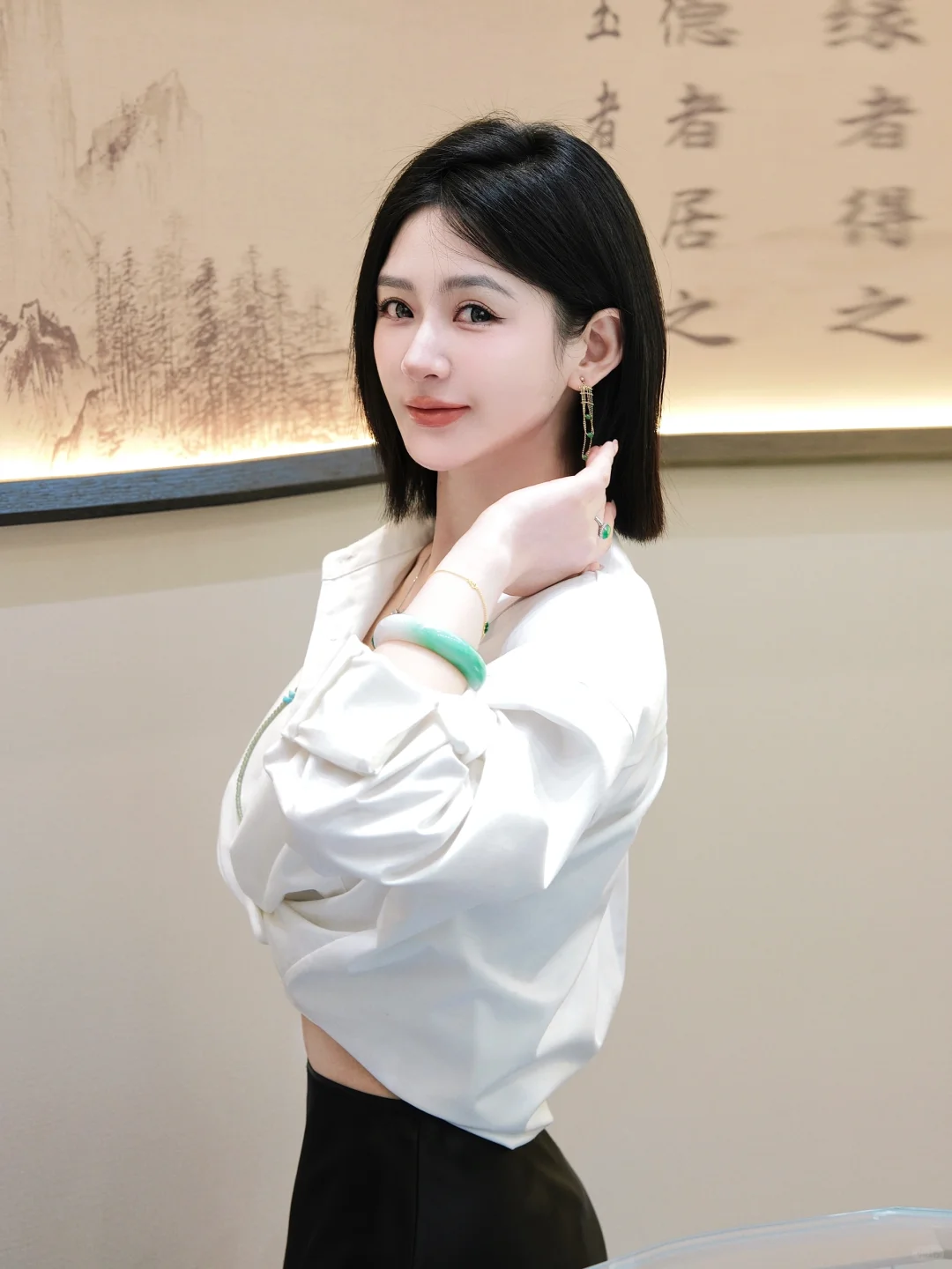 中华血脉觉醒！戴翡翠的女生真的太好看了！！