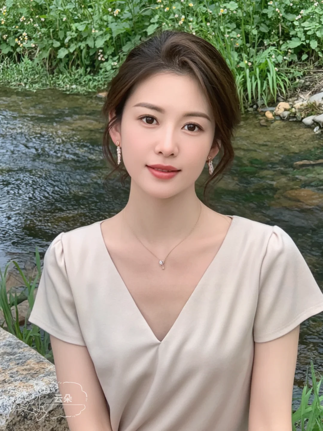 38岁越来越喜欢素颜的自己